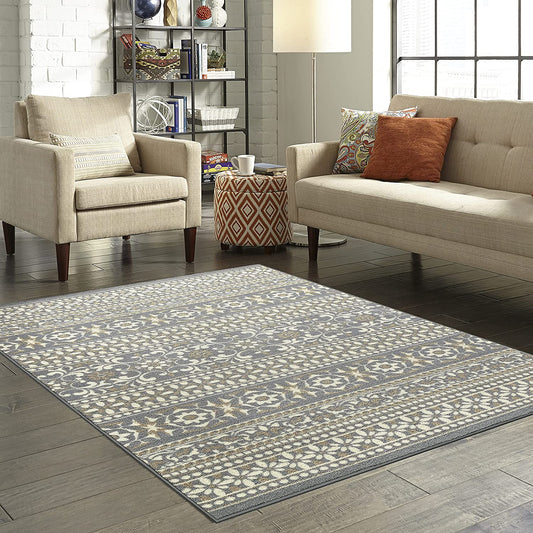 Maples Rugs Zoe Area Rugs for Living Room & Bedroom, Grey