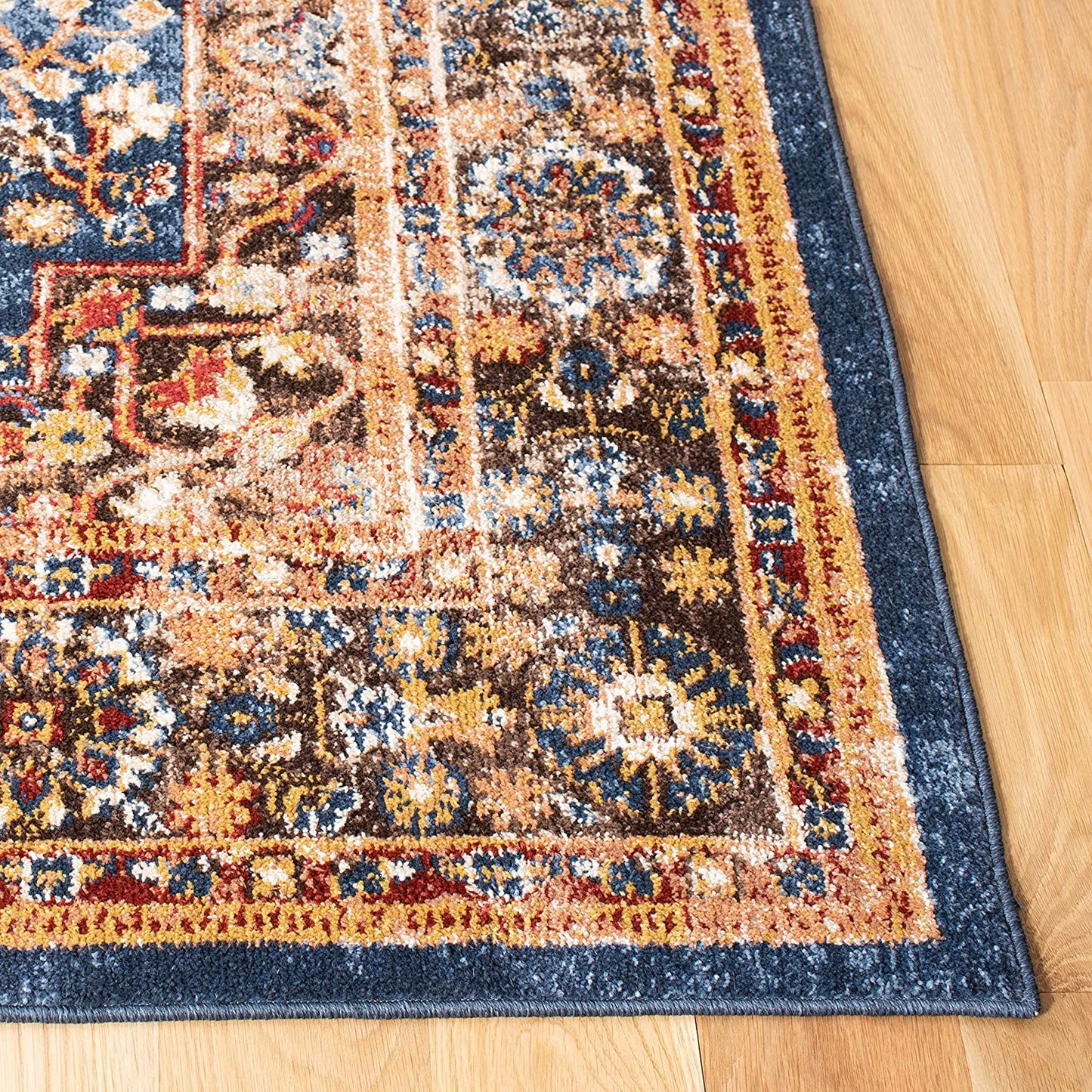 Safavieh  Collection Traditional Oriental Distressed  Navy / Brown