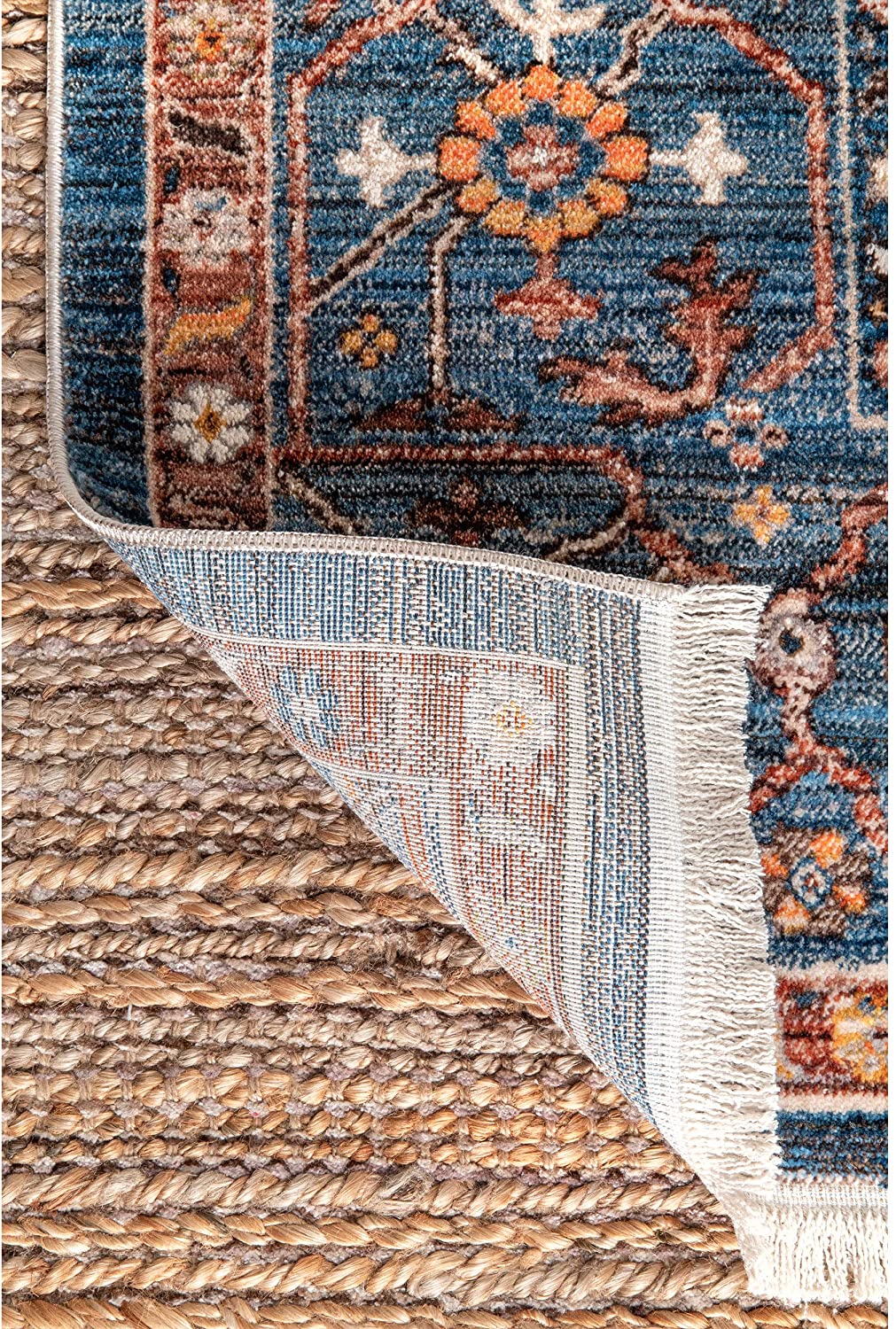 Mabel Tribal Area Rug, Rust