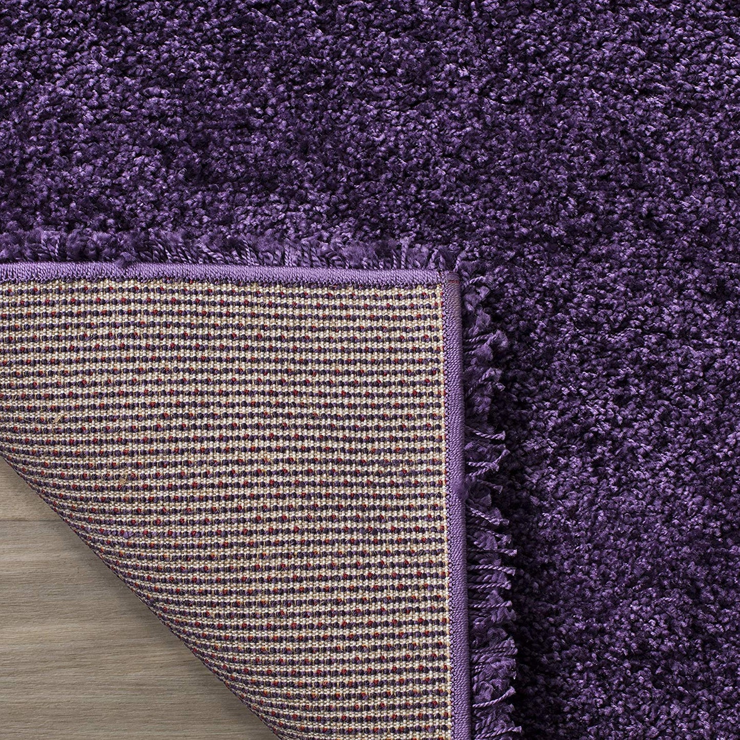 Purple Soft Plush Shag Area Rug