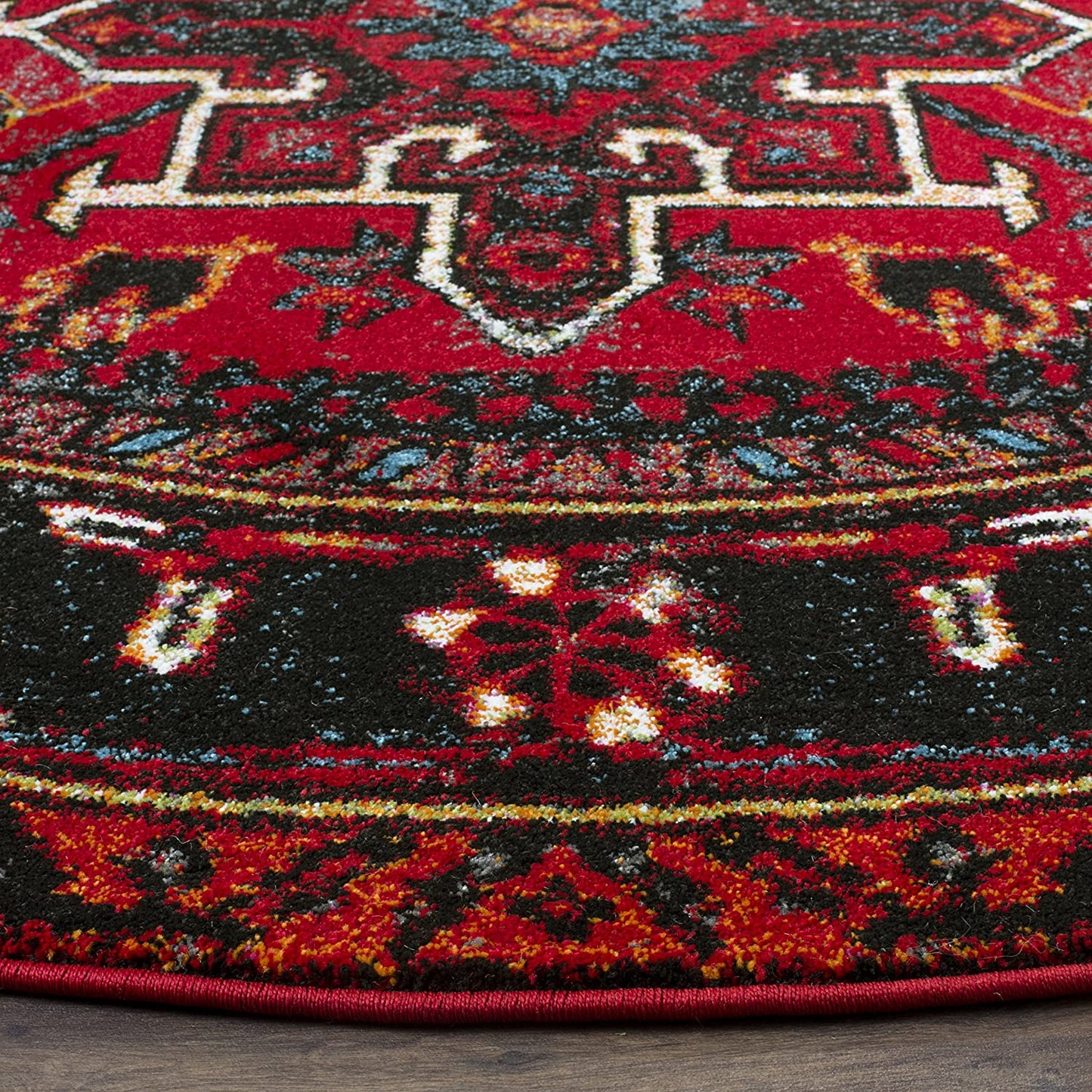 Vintage Southwest Red Multi Soft Area Rug - Multiple Sizes