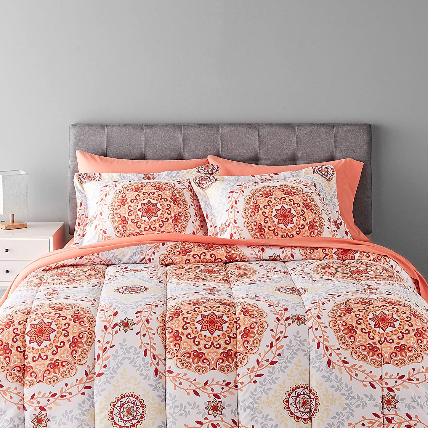 5-Piece Light-Weight Microfiber Bed-In-A-Bag Comforter Bedding Set
