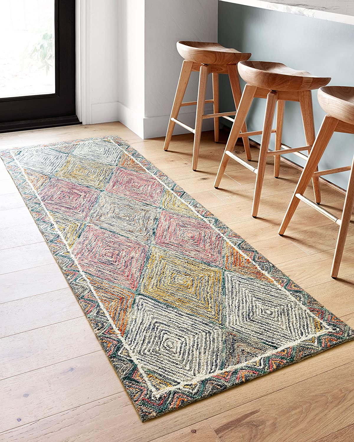 Spectrum Sunset Contemporary Wool Area Rug