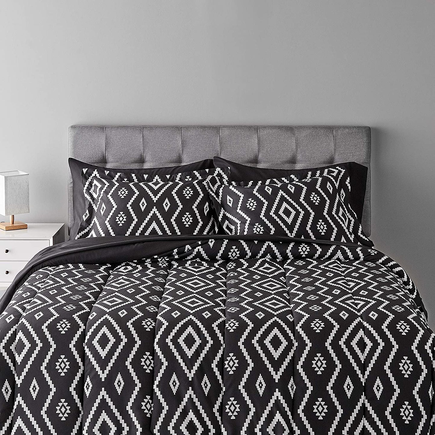 5-Piece Light-Weight Microfiber Bed-In-A-Bag Comforter Bedding Set