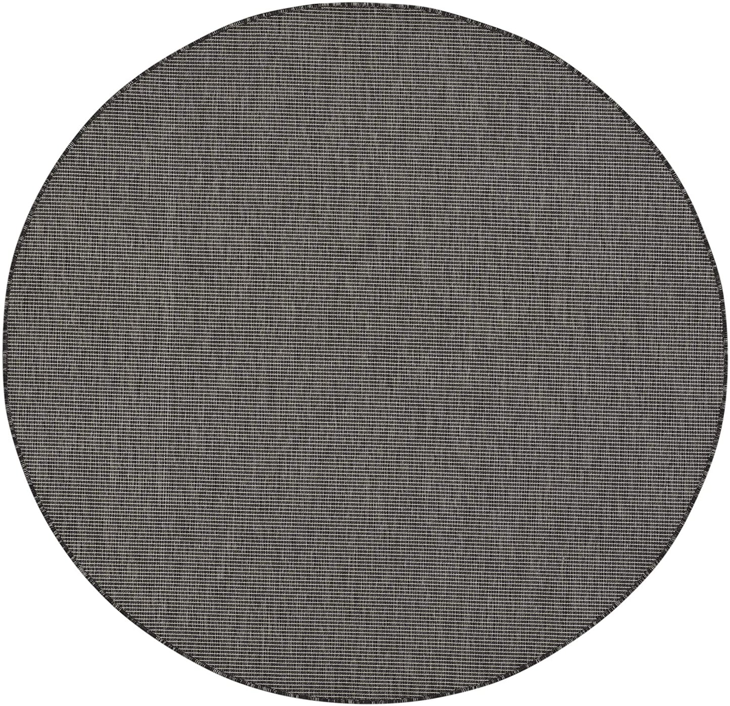 Positano Flat-Weave Indoor/Outdoor Charcoal Area Rug