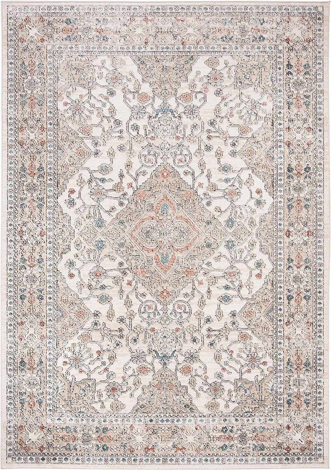 Soft Area Rug Grey / Ivory nomaan