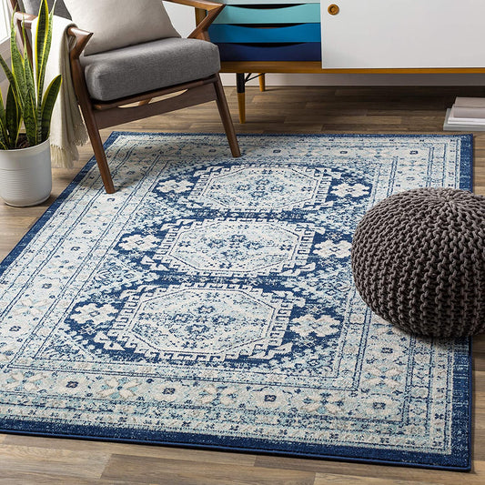 Clarie Soft Area Rug Navy