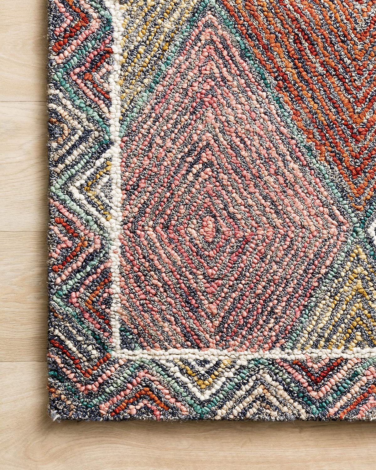 Spectrum Sunset Contemporary Wool Area Rug