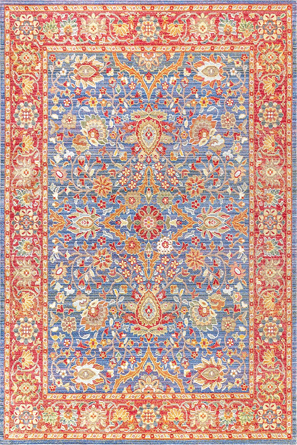 Irving Persian Plum/Terracotta Soft Area Rug