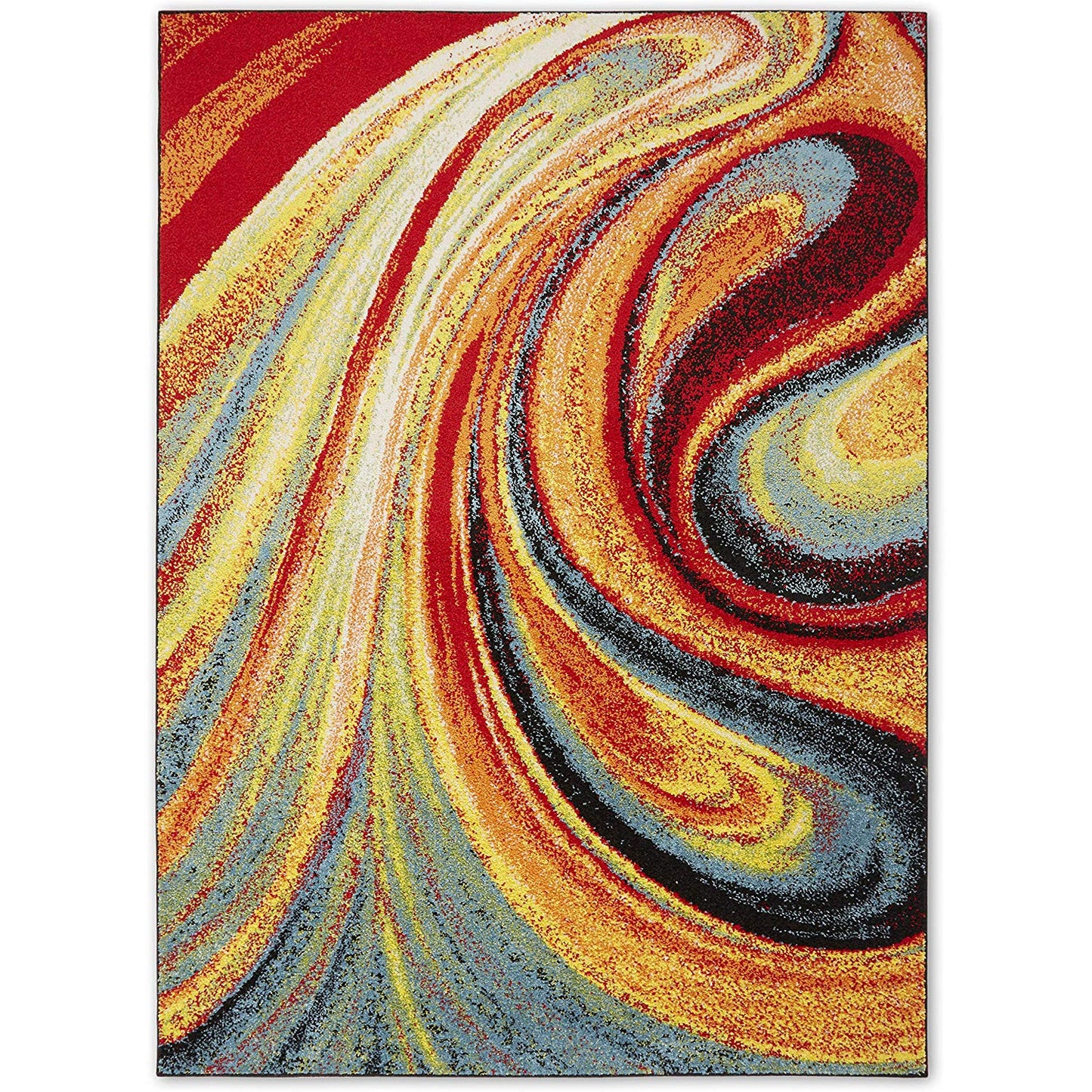 Abstract Multi-color Soft Area Rugs