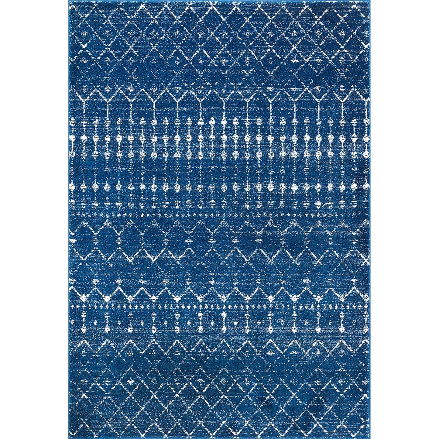 Trellis Blue Soft Area Rugs