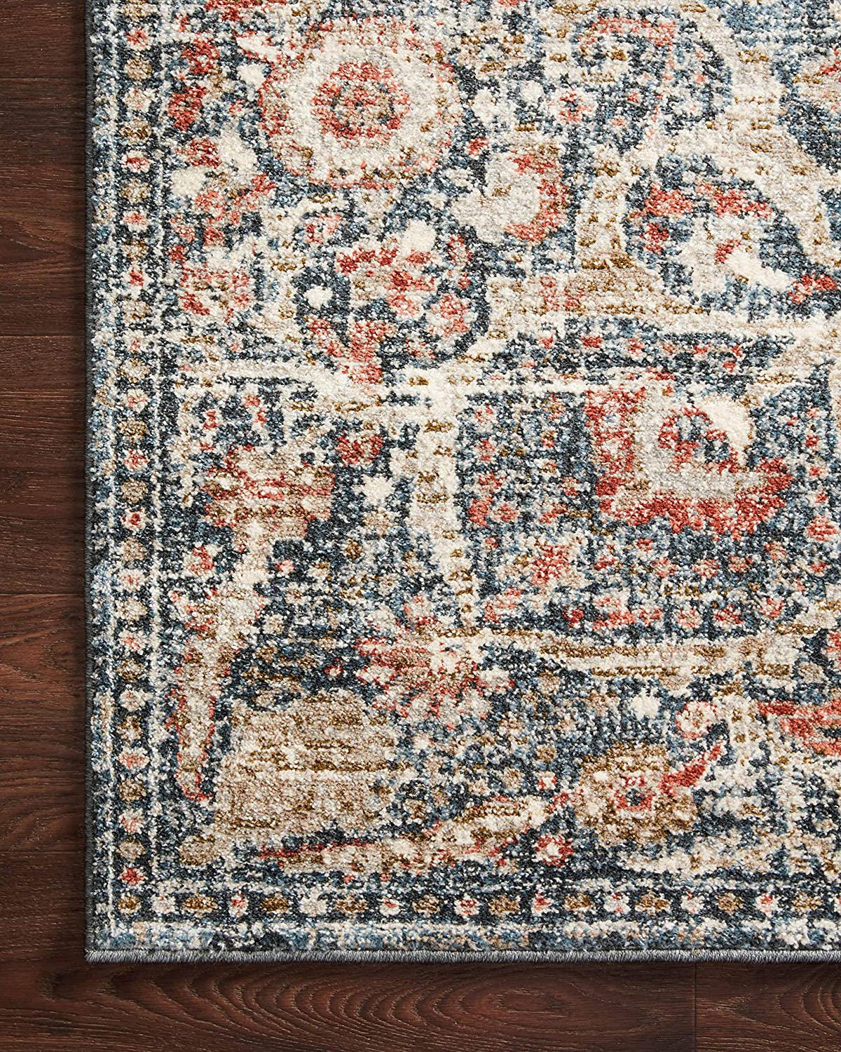Saban Rust Traditional Soft Area Rug