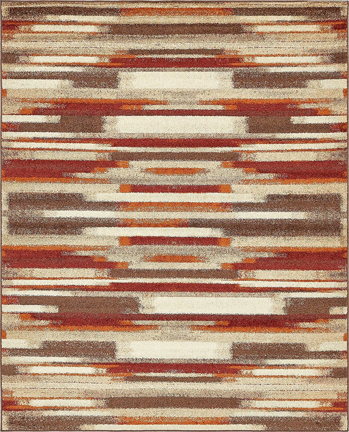 Warm Toned Beige Brown Multi-color Area Rugs