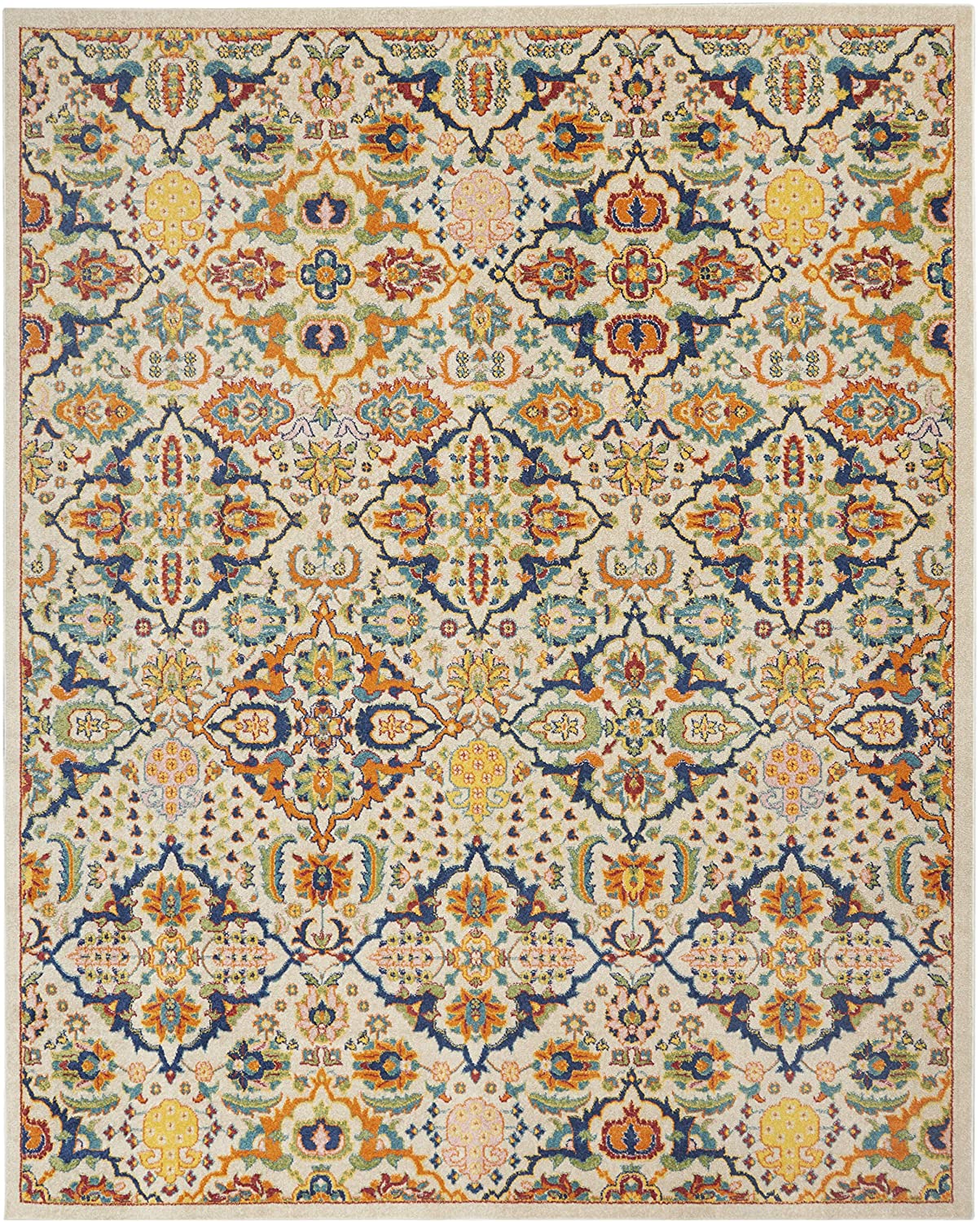 Allure Ivory Multicolor Soft Area Rug