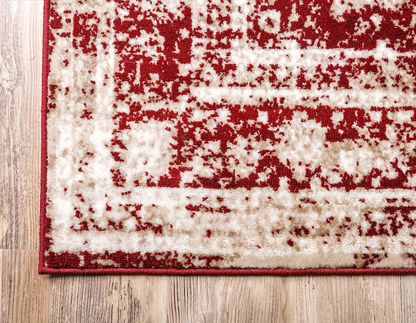 Vintage Distressed Burgundy Area Rugs