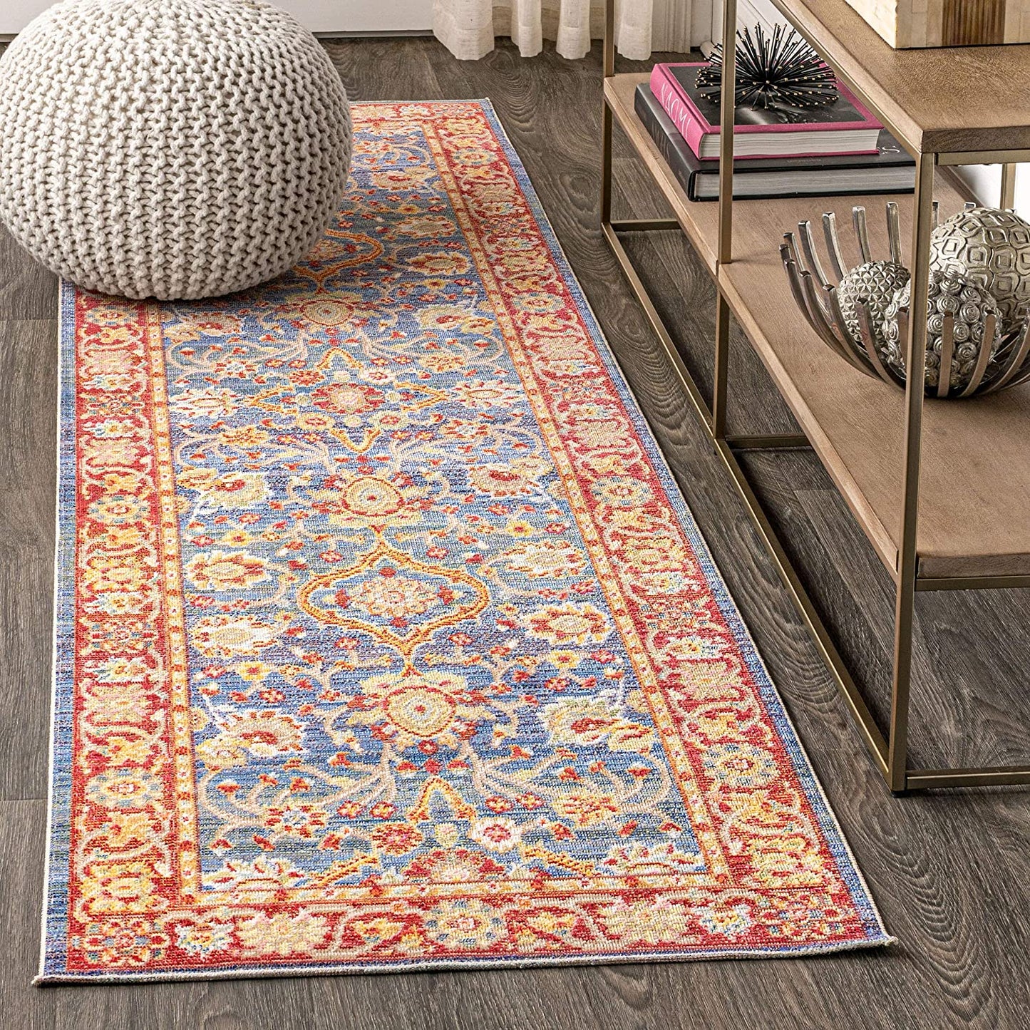 Irving Persian Plum/Terracotta Soft Area Rug