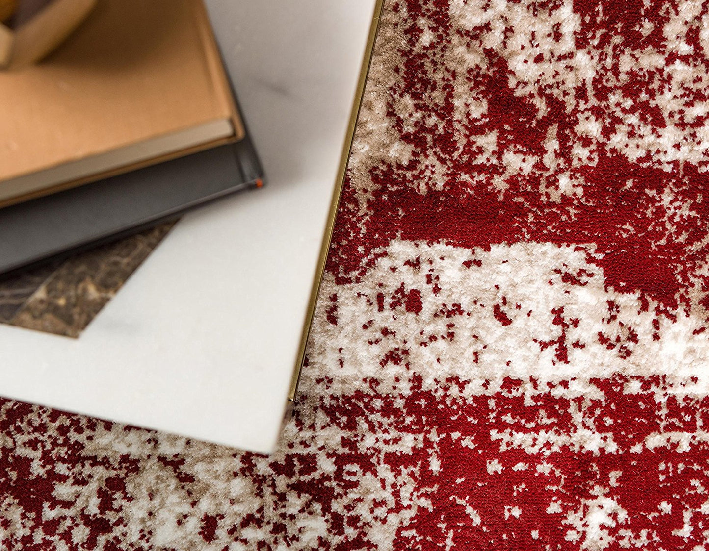 Vintage Distressed Burgundy Area Rugs