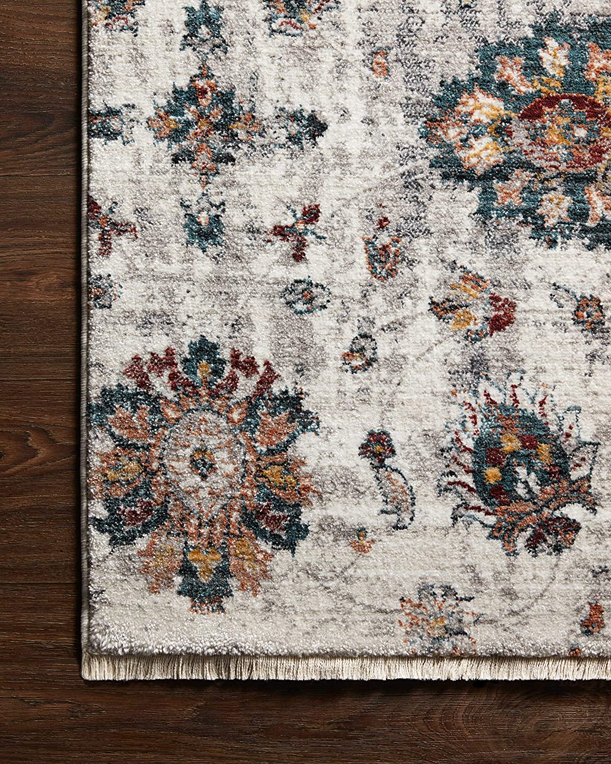 Samra Ivory / Multi Transitional Soft Area Rug