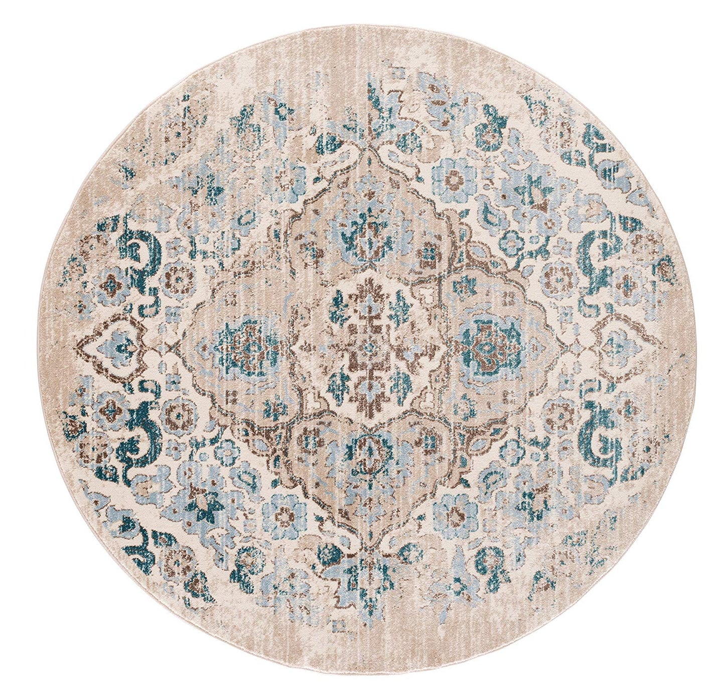 Persian Distressed Ivory Area Rugs