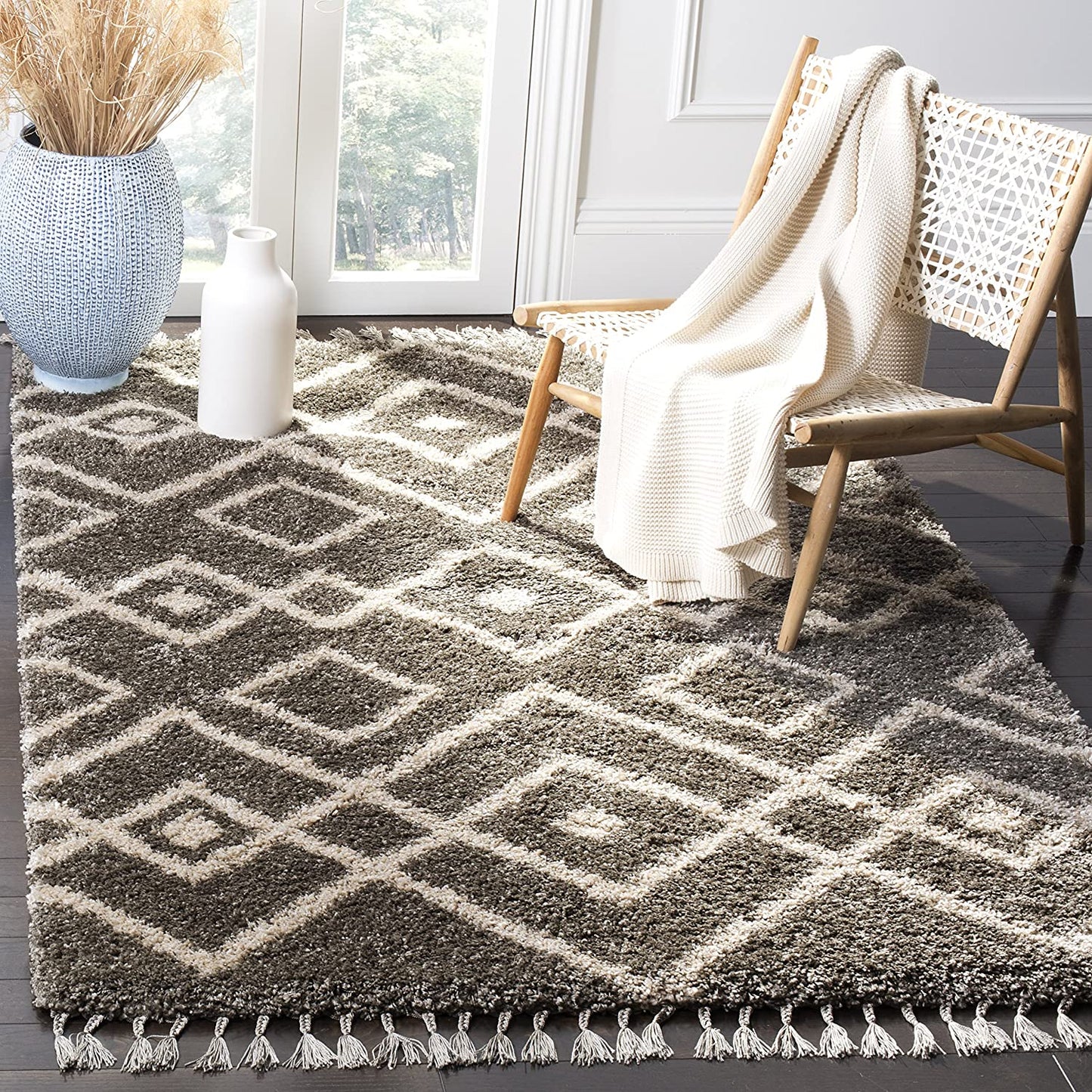SAFAVIEH Grey / Cream