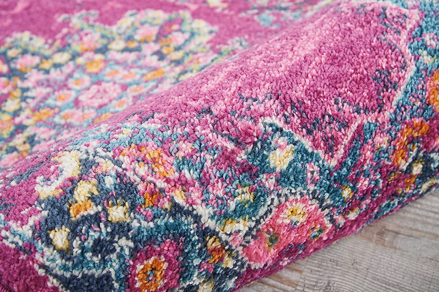 Passion Bohemian Fuchsia Soft Area Rug