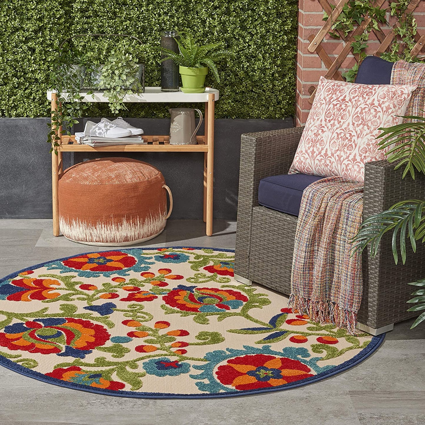 Multicolor Indoor/Outdoor Area Rug