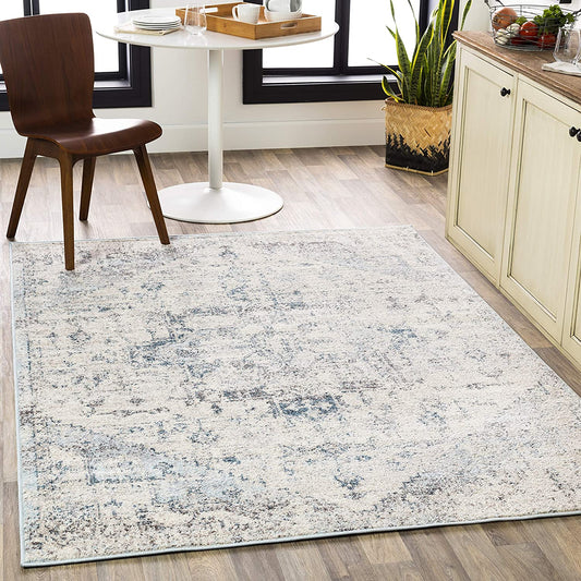 Eydis Soft Area Rug Pale Blue