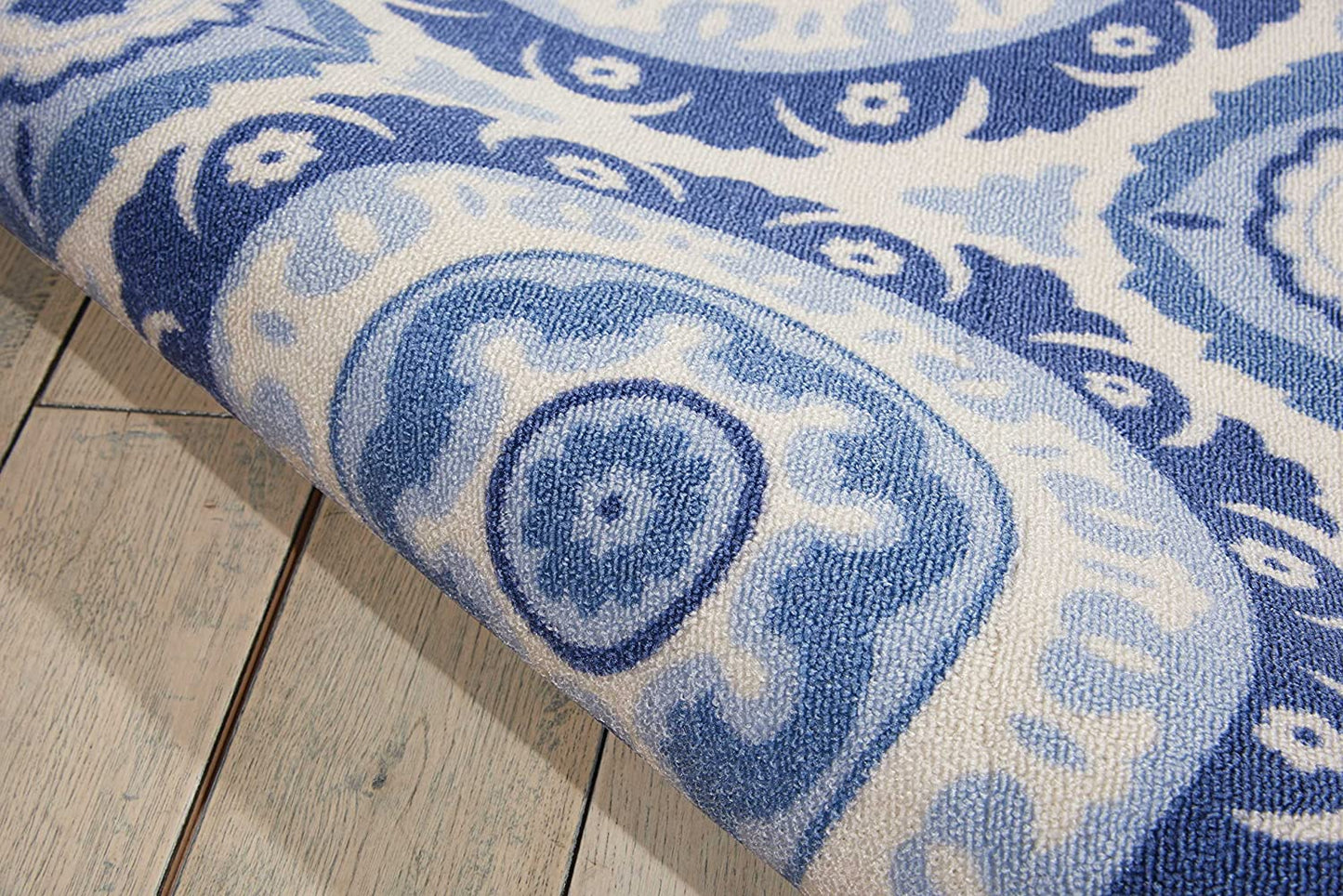 Nourison Navy Rectangle Area Rug,