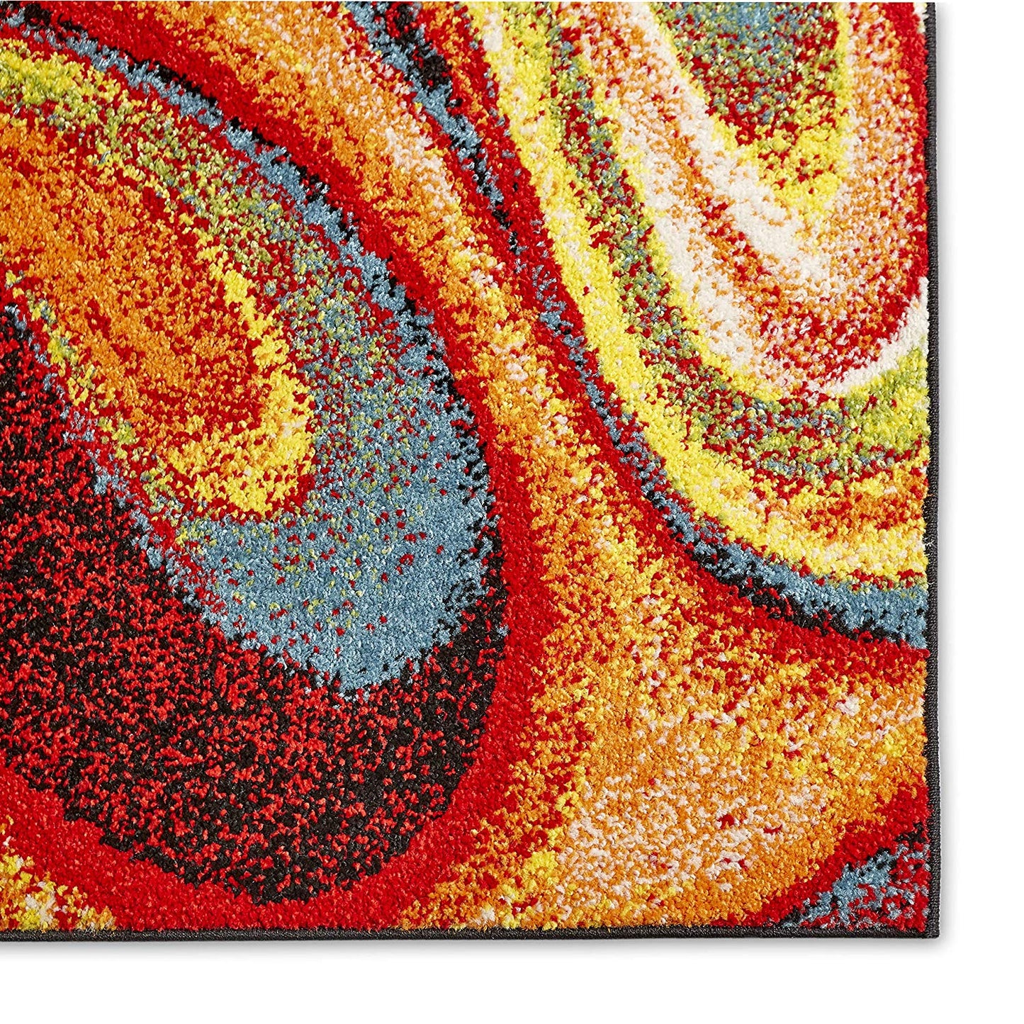 Abstract Multi-color Soft Area Rugs