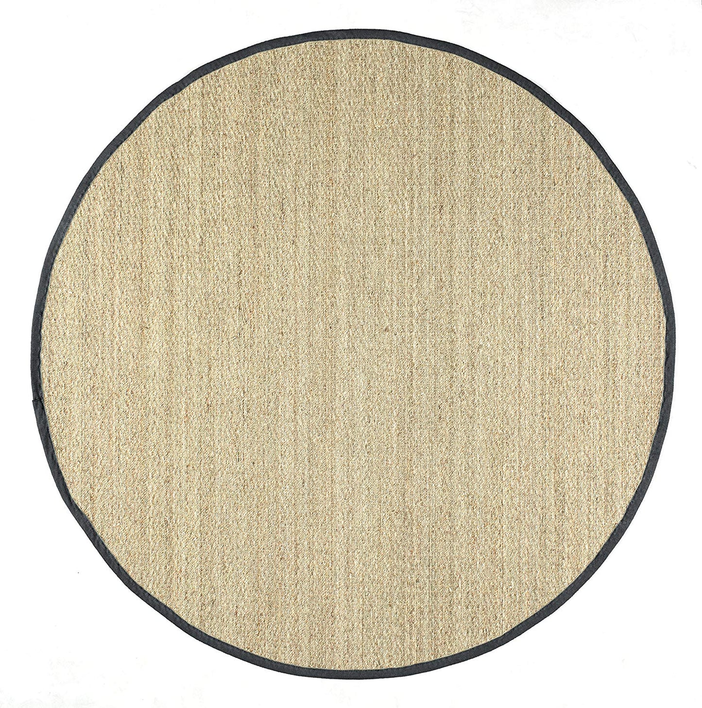 Premium Sea grass Natural Black Area Rug