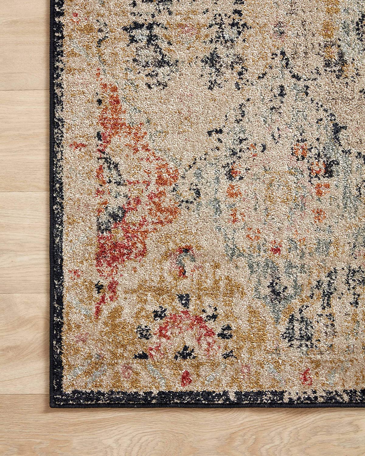Jocelyn Collection  Khaki / Multi, Transitional Soft Area Rug