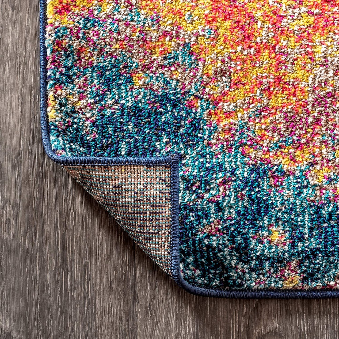 JONATHAN Y Contemporary POP Modern Abstract Multi/Yellow soft Area Rug