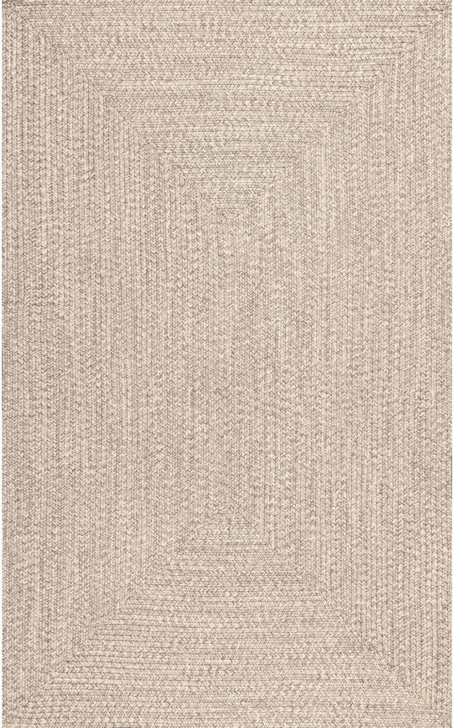 Braided Handmade Tan Indoor/Outdoor Soft Area Rug