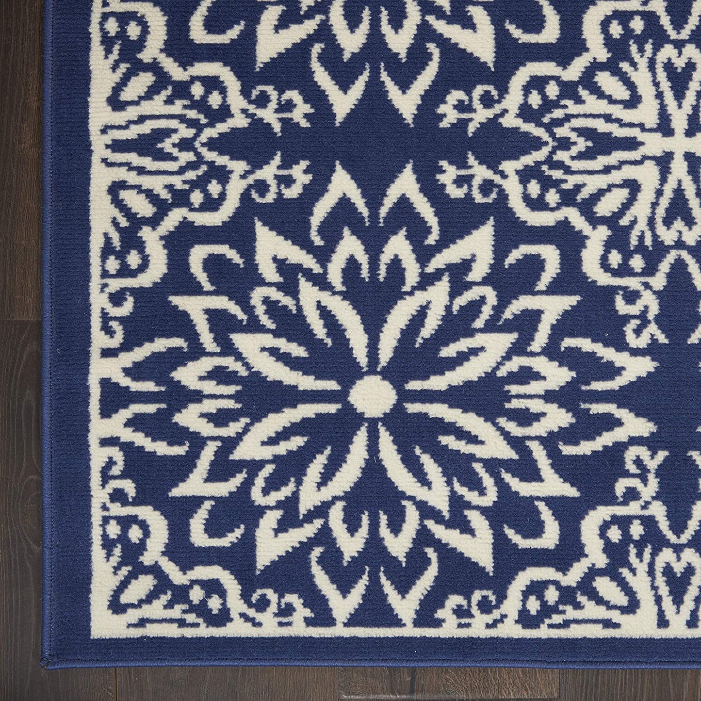 Navy Ivory Transitional Area Rug