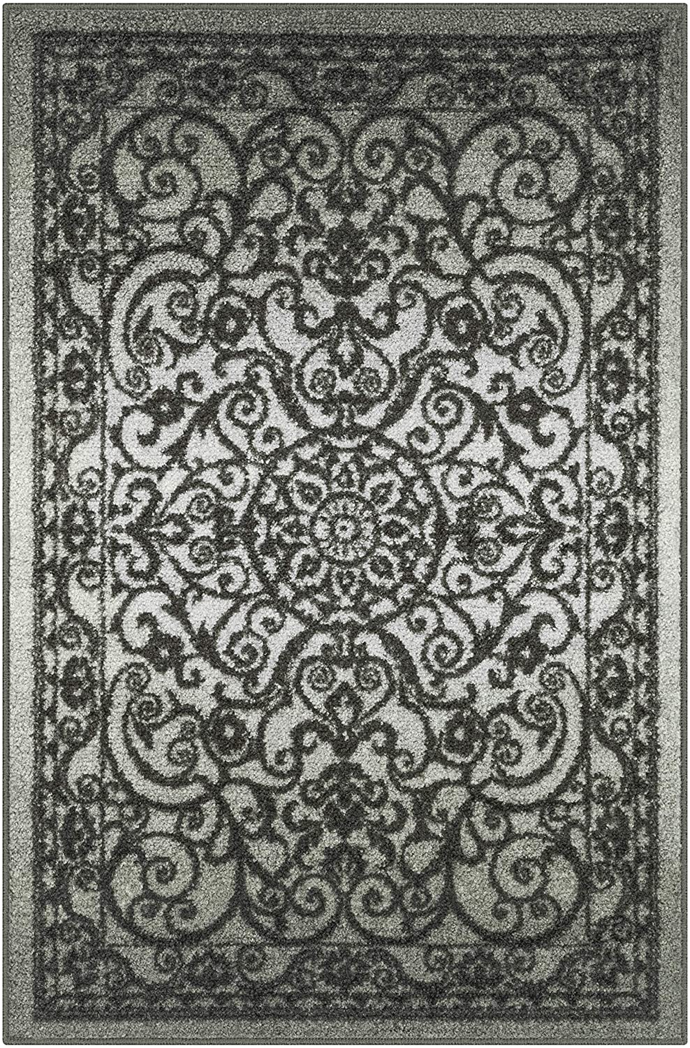 Maples Rugs Pelham Vintage Kitchen Rugs Non Skid Grey Tonal