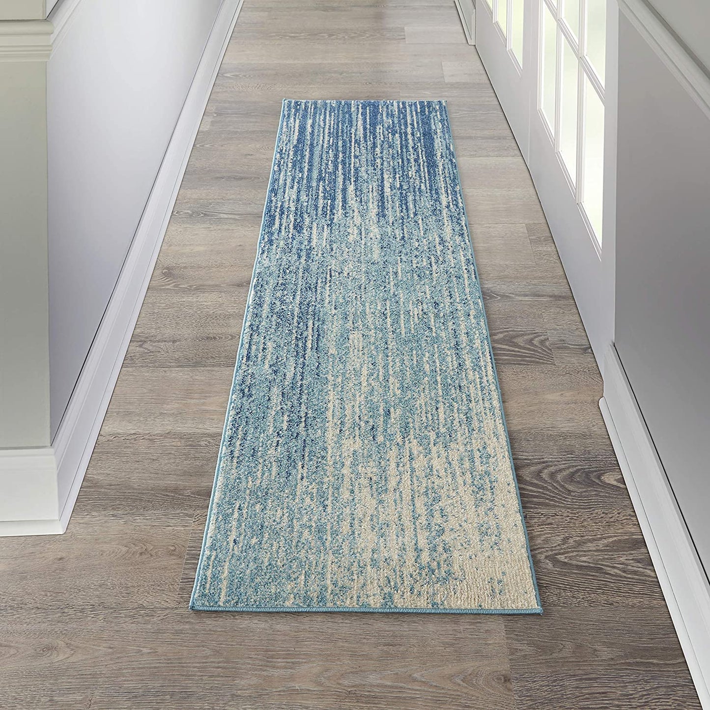 Passion Navy Light Blue Area Rug