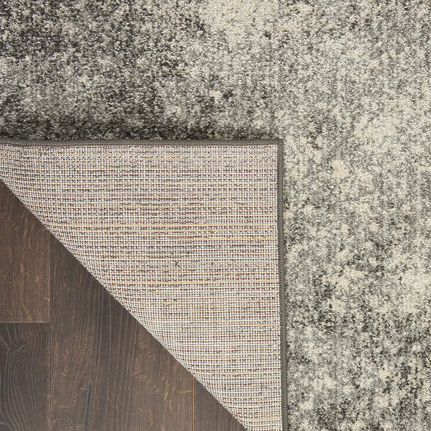 Modern Abstract, Charcoal/Ivory,