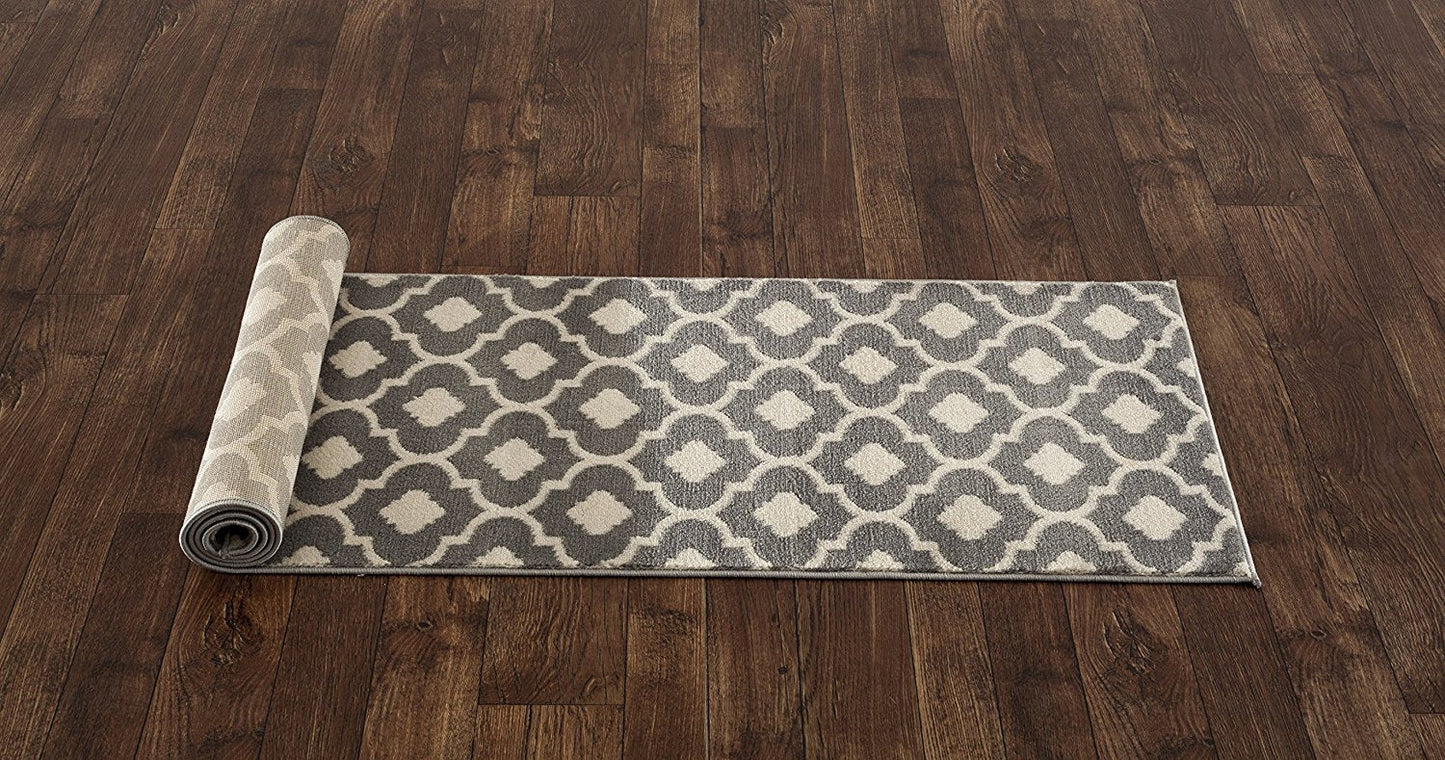 Trellis Gray/Grey Indoor Area Rug