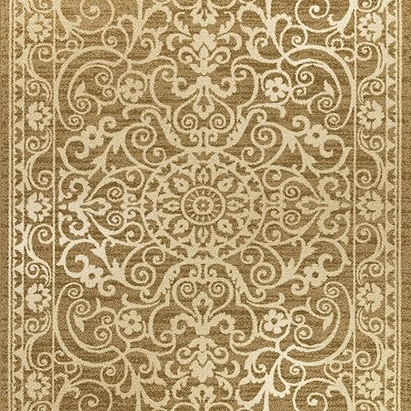 Pelham 2-Piece Non Slip Machine Washable Traditional Vintage Throw and Runner Floor Carpet, 17"x24" + 17"x48", Blue/Grey