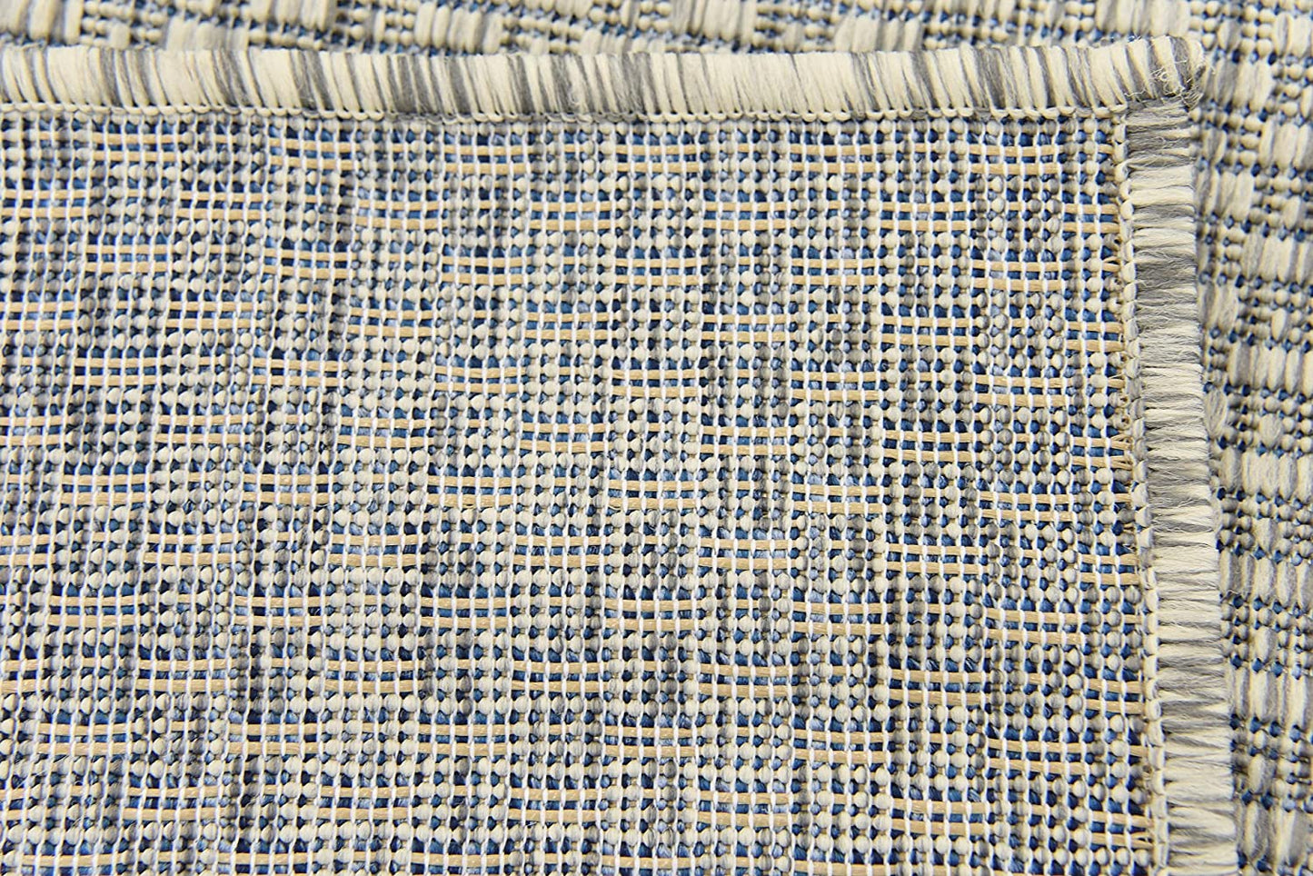 Casual Transitional Indoor Outdoor Flatweave Light Gray Area Rug