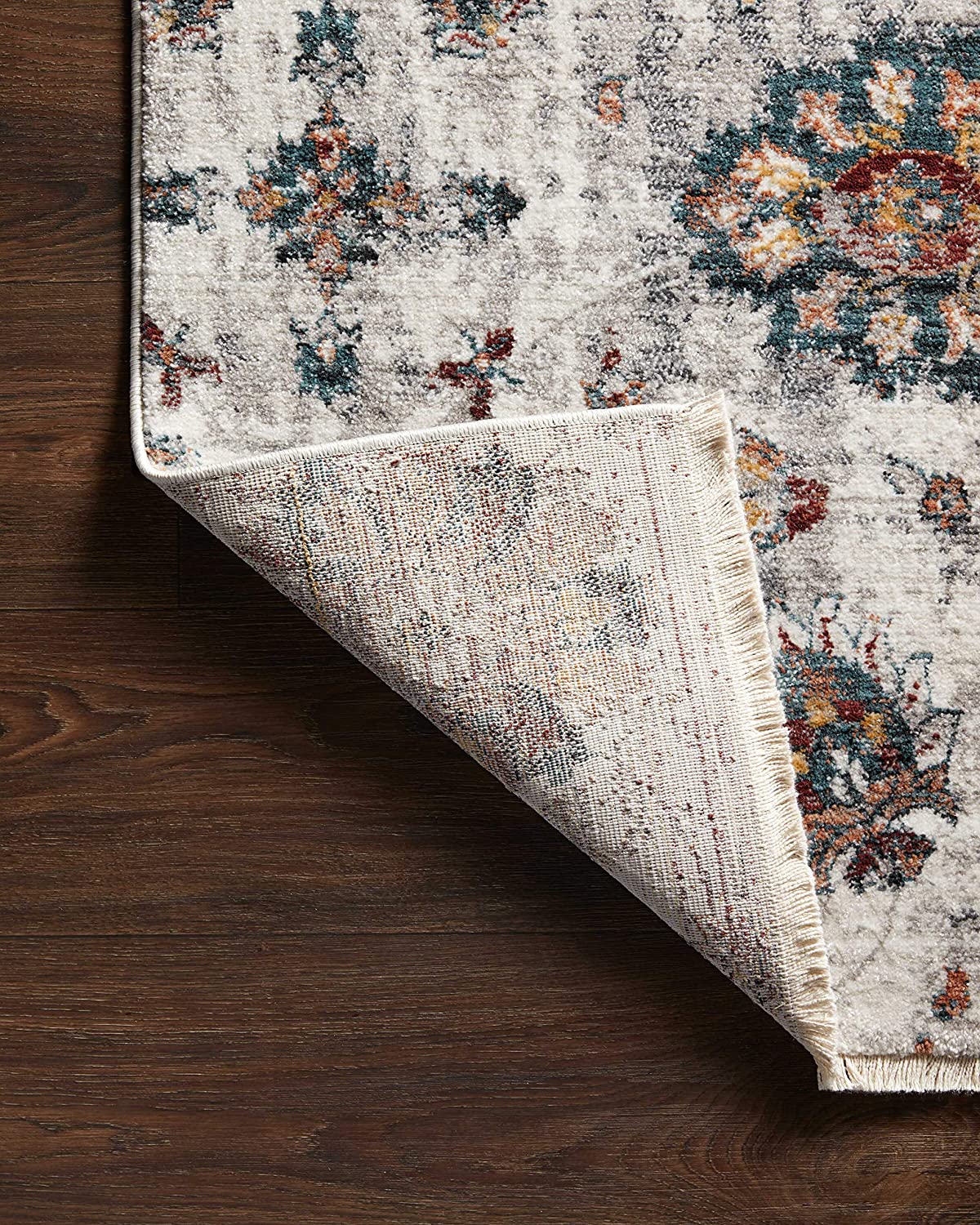 Samra Ivory / Multi Transitional Soft Area Rug