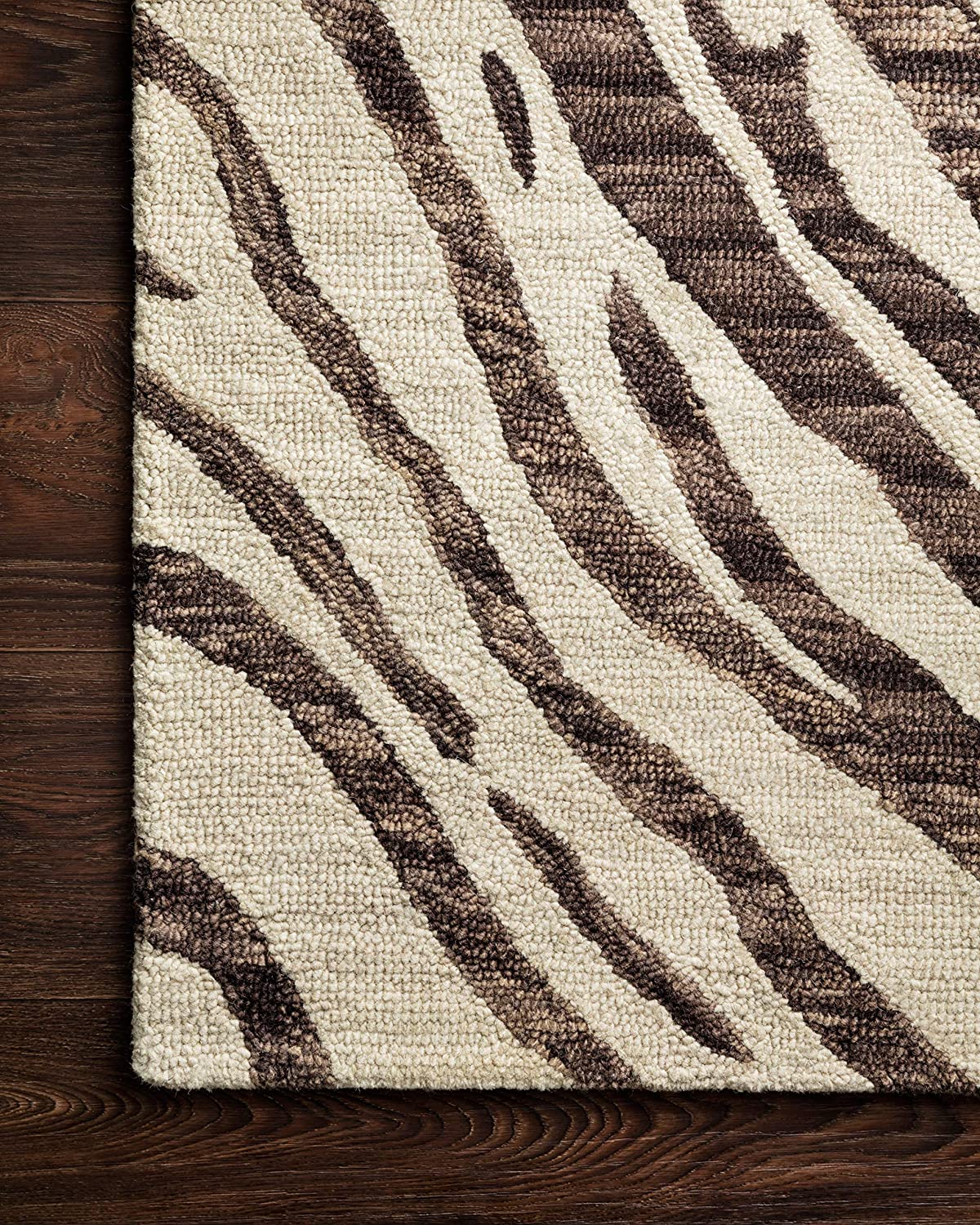 Masai Soft Area Rug, 7'-9" x 9'-9", Java/Ivory