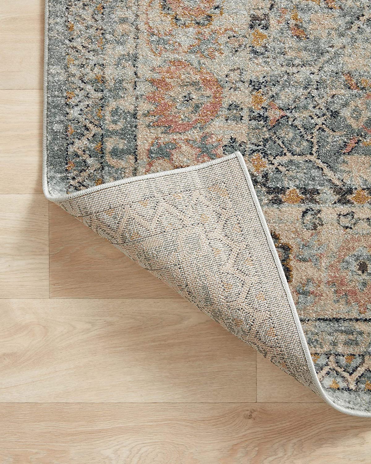 Jocelyn Collection Sky / Multi, Transitional Soft Area Rug