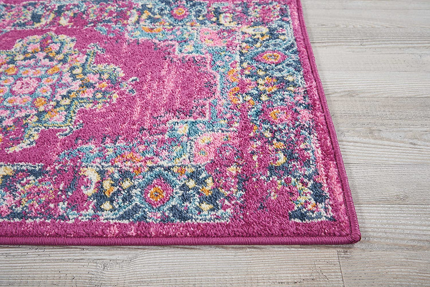 Passion Bohemian Fuchsia Soft Area Rug