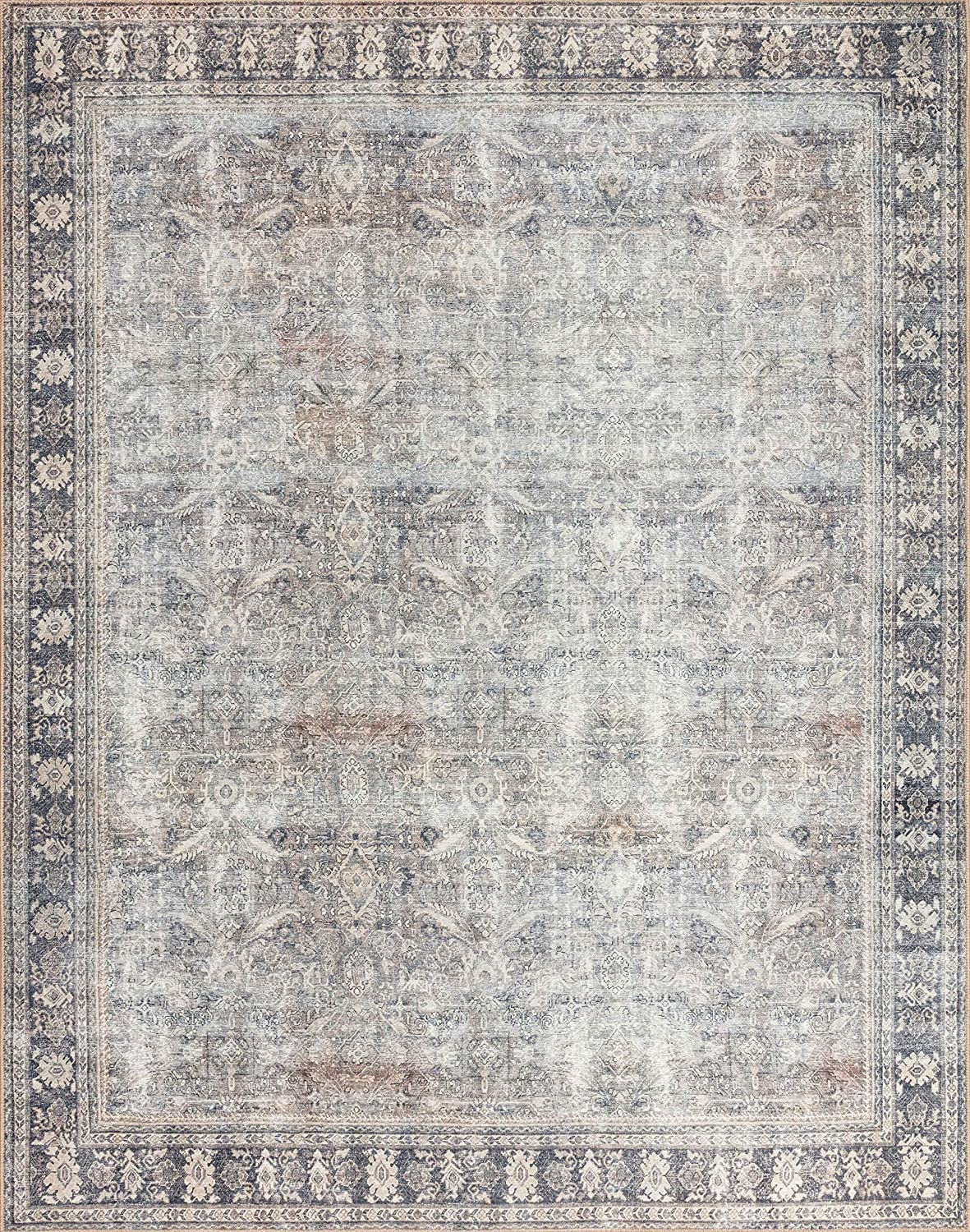 WYN-07 Wynter Soft Area Rug,Grey/Charcoal