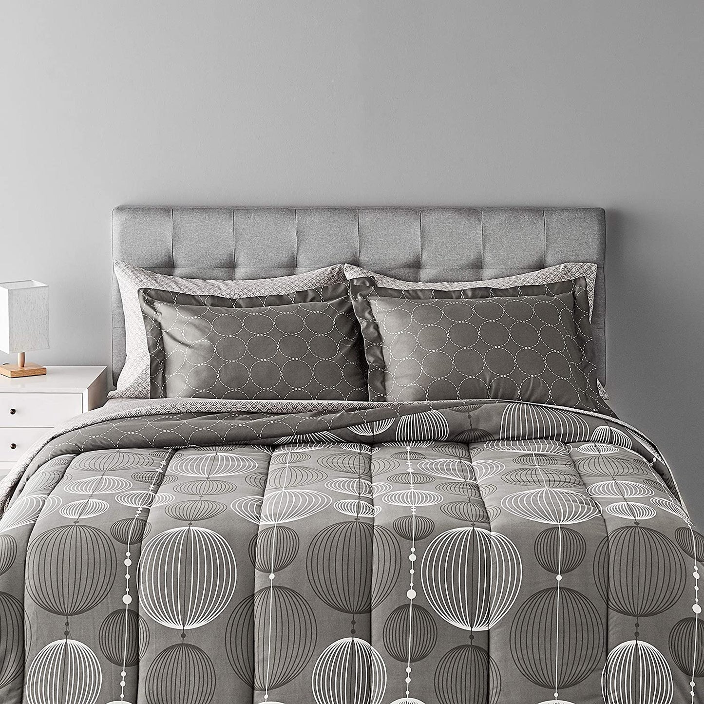 5-Piece Light-Weight Microfiber Bed-In-A-Bag Comforter Bedding Set