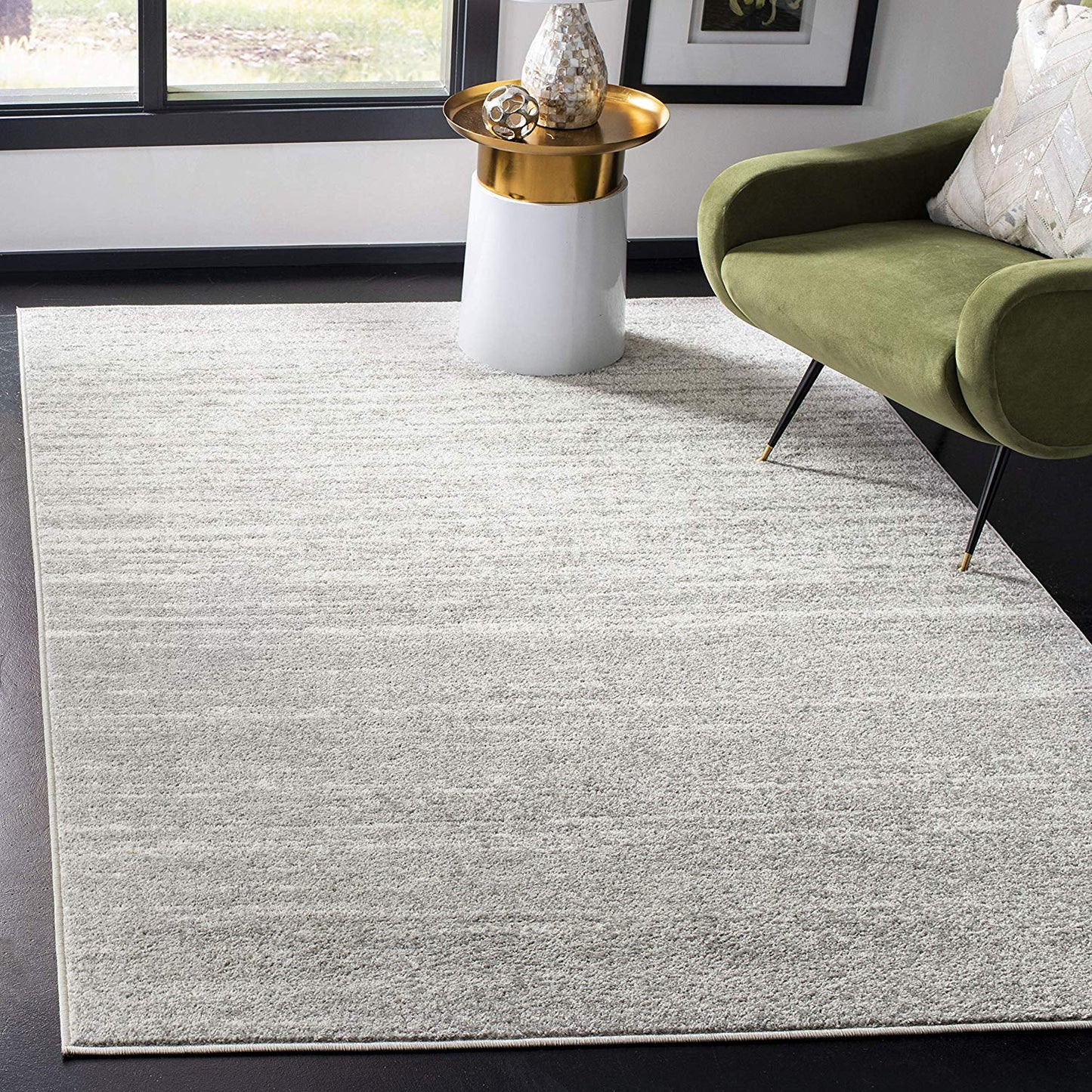 Ombre Light Grey/Grey Soft Area Rug