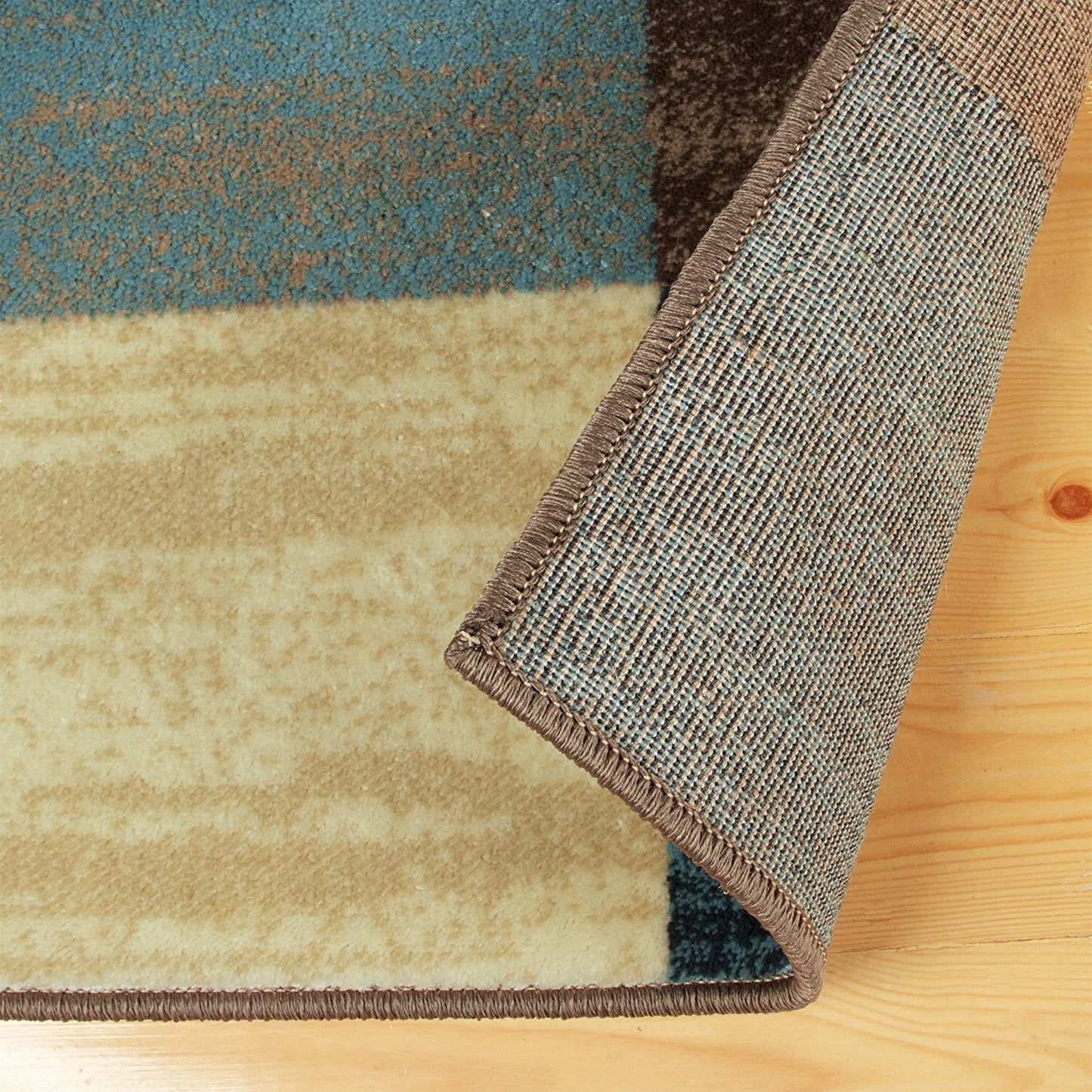 Multi Box Pattern Area Rugs