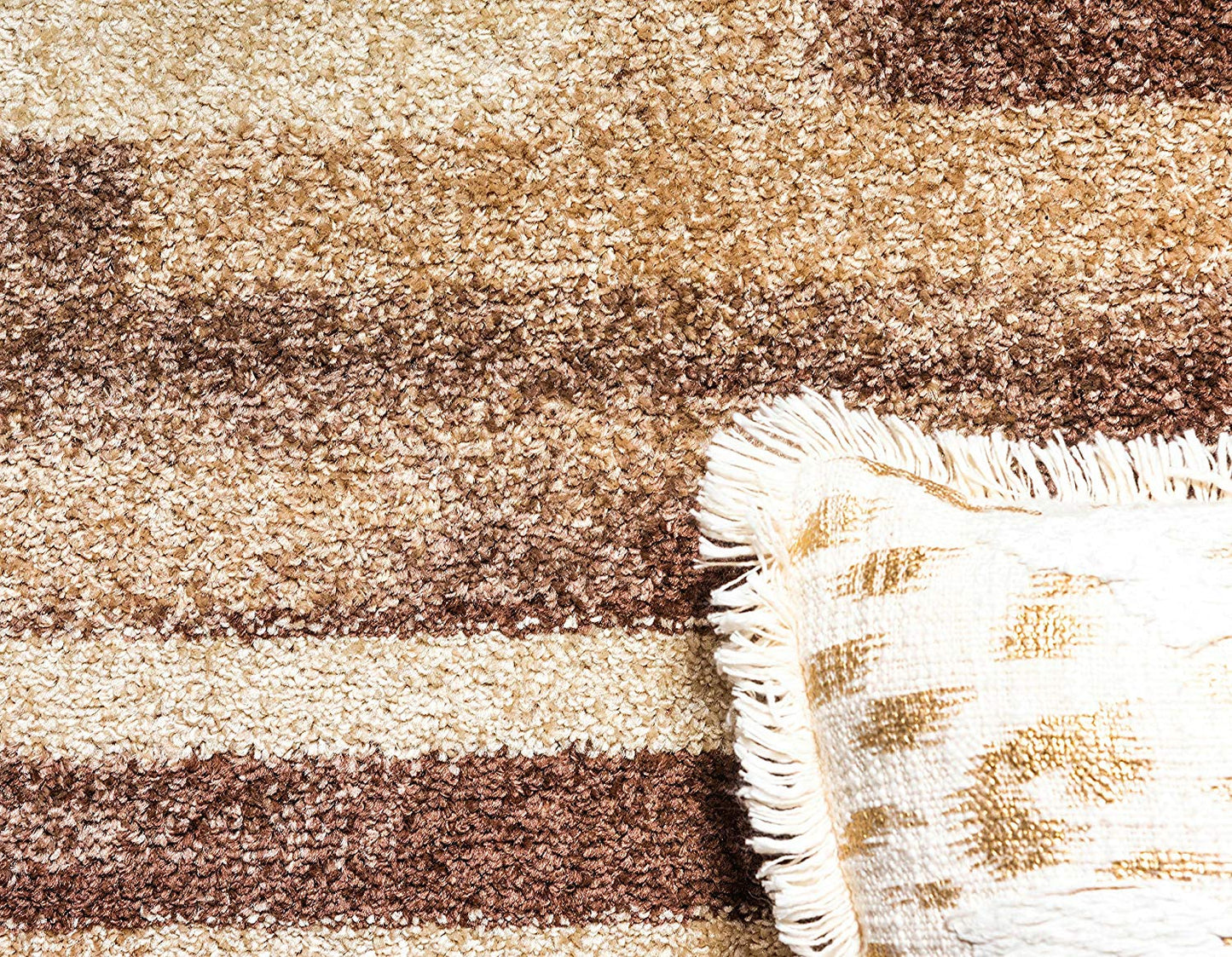 Warm Toned Beige Brown Area Rugs