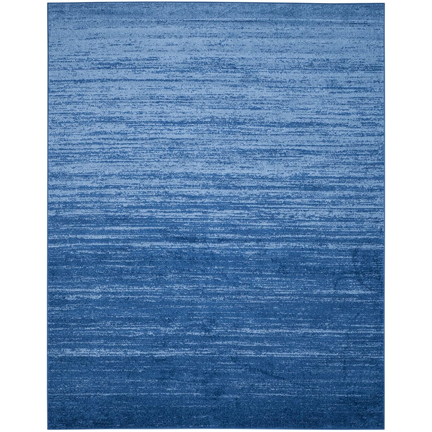 Ombre Blue/Dark Blue Soft Area Rug